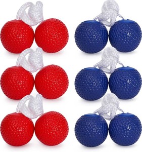 KH Ladderball Balls Set 6 Pack Replacement Balls Ladder Toss Game Balls Soft Golf Balls Safe for Kids