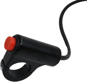 RAYANA 78 22mm Motorcycle Handlebar Push Button Switch Horn, StopStart, Kill, Flameout Switch (Momentary Action)