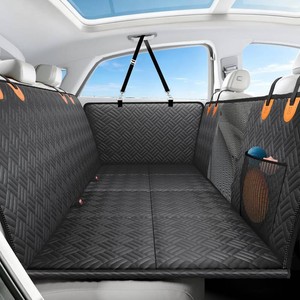 $29 PROZAR Dog Car Seat Cover for Back Seat, Hard Bottom Back Seat Extender  Back Seat Pet Cover for Dogs - Supports 400lbs, Waterproof Heavy Duty Scratch Resistant, Dog Hammock for Car, SUV & Trucks