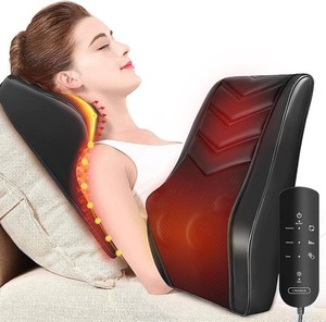 $70 Shiatsu Neck Massager with Heat, 3D Kneading Back Massage Pillow for Pain Relief, Massagers for Neck and Back, Shoulder, Leg, Gifts for Men Women Mom Dad, Stress Relax at Home Office and Car