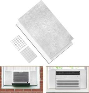 Window Air Conditioner Insulated Foam Panels,  Winter Surround Insulation Side Panel for Window AC Unit Indoor