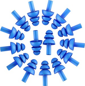 50 Pairs of Soft Reusable Silicone Ear Plugs for Swimming, Sleeping & Concerts - Individually Wrapped & Waterproof Ear Protection - Comfortable Noise Reduction up to 25dB NRR - Ideal for Adults Missing 5 Pairs