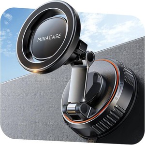 $22 Miracase for MagSafe Car Mount3600gf Strong Magnet & 89LBS Suction BaseVacuum Magnetic Phone Holders for Your Car, 360  Adjustable Dashboard & Windshield Mount with Dash Accents for All Smartphones