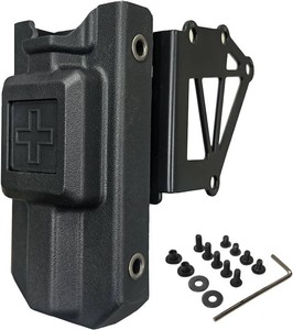 $25 Tactical Tourniquet Holder for Gun Holster Adapter Mount, Compatible with QLS & 3-Hole Duty Holsters, Quick Access TQ Case for CAT Gen 7 & Older, Police Duty Gear