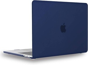 UESWILL Smooth Matte Hard Shell Case Cover Compatible with MacBook Pro 16 inch with Touch Bar & USB-C, Release 2019 2020, Model A2141, Navy Blue