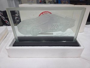Tony Stewart Light Up Etched Glass Display