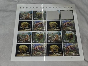 TRex Holographic Collectible Stamps