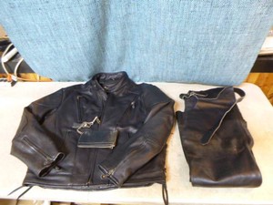 Unik Ultra Mens Leather Jacket with Chaps