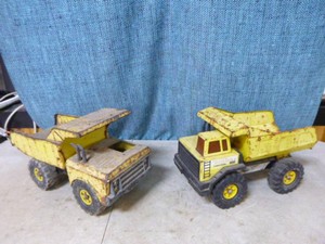 2 Vintage Tonka Dump Trucks