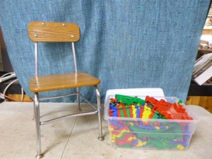 Childs Chair and Magic Tracks