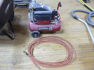 Tool Shop Air Compressor and Hose