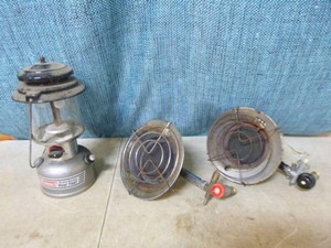 Coleman Lantern and Sunflower Heaters