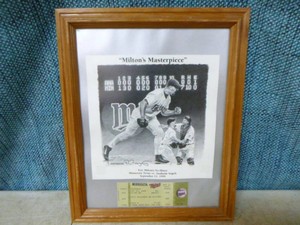 Framed Miltons Masterpiece Eric Miltons No-Hitter Print