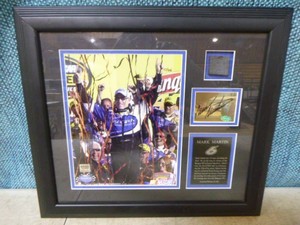 Framed NASCAR Driver Mark Martin Print