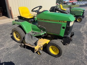 John Deere 425 with 54 Mower Deck, 377 hours. Runs great. Used this season.