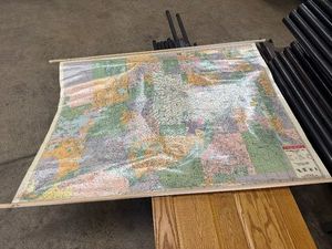 Rand McNally Laminated Twin Cities Metro Area Map, 53 Tall x 67 12 Wide
