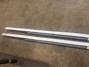 Two White Molded Plastic Dock Bumpers 6 Tall