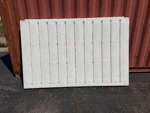 One Molded Plastic Platform Deck, White,. Factory Second, 8 Long x 62 Wide. Great for Duck Blinds and Docks