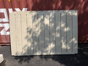 Two Roto-Molded Plastic Platform Decks, White, Factory Second, 8 Long x 62 Wide. Great for Duck Blinds and Docks