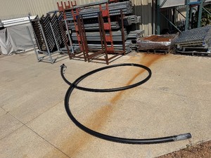 2 12  Black Drain Hose  20 Long