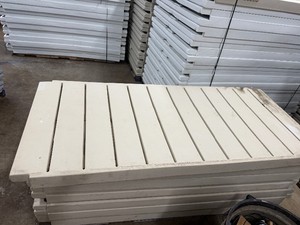 Two Roto-Molded Plastic Sectional Decks Beige. Factory Seconds. 3 6 WIDE BY 8 LONG. Great for Duck Blinds and Docks