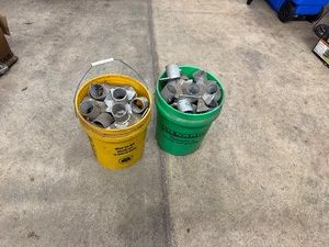 Dock Hardware (Deck Hold Downs) - Two Five Gallon Pails