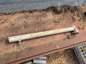 2 ID Vertical Pipe, 36 Long (Hand Rail Upright)