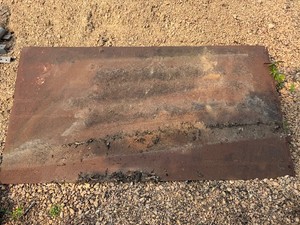 20 x 28 Steel Anchor Plate, Weight is 60 Lbs