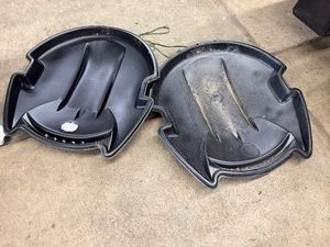 Two HO Plastic Sleds 37 x 36 - Bat Wings
