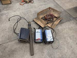 Three 12 volt Winches (2 Never Used) with Extra Parts, Third winch is a prototype lift winch test only