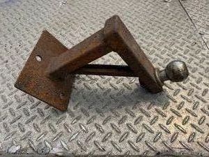 Bolt on trailer hitch attachment with Trailer Ball for John Deere Garden Tractor Models 425 or 445