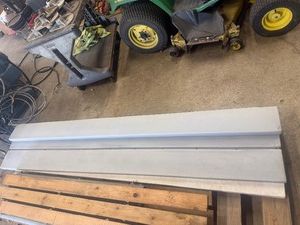 Gray Dock Bench boards 97 12 Long Bottom Double (16 wide). with 97  Single Back Bench Board (8 wide) 18-516 T nuts in the molded plastic bench boards, need 3-1-14 sq tube, length  7 8-14Sq tube for adequate live weight support