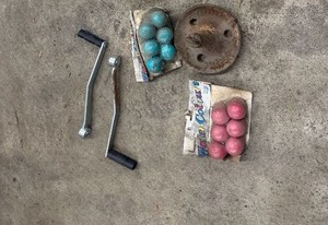 Grab Bag- Anchor, Winch Handle, Dock Caps