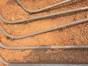 5 Galvanized Half Poles 80 Long