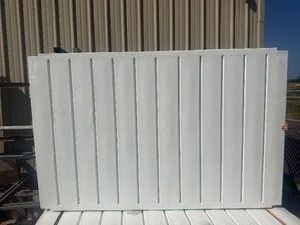 Three Molded Plastic Sectional Decks White. Factory Seconds 3 6 WIDE BY 8 LONG. Great for Duck Blinds and Docks