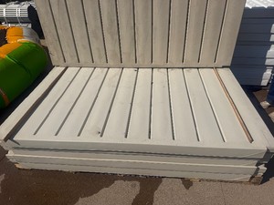 Two Roto-Molded Plastic Sectional Decks Beige. Factory Seconds 3 6 WIDE BY 8 LONG. Great for Duck Blinds and Docks