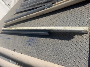 1 White Molded Display Dock Bumper 6 tall for straight portion of dock, includes Safety Cap