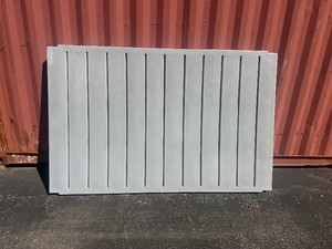 One Roto-Molded Plastic Platform Deck, Gray,. Factory Second, 8 Long x 62 Wide. Great for Duck Blinds and Docks