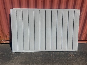 One Roto-Molded Plastic Platform Deck, Gray,. Factory Second, 8' Long x 62" Wide. Great for Duck Blinds and Docks