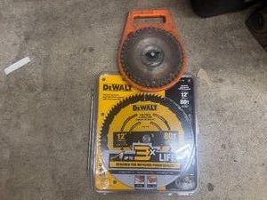 Saw Blades - Dewalt 12 Circular Saw Blade (new in Package) Plus Additional General Purpose Blades