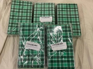 NEW St. Patrick Green Plaid Holiday Table Cloths (Lot of 5)