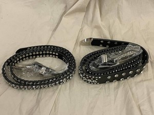 Skechers Rhinestone Studded Belts (Lot of 2)