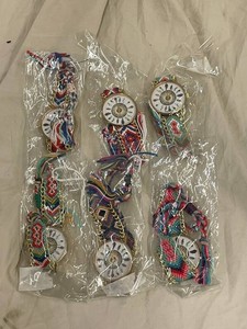 Colorful Feather Dial Quartz Wristwatches (Lot of 6)