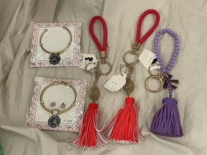 Modern Expressions Jewelry & Tassel Keychain Mixed Lot