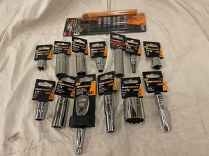 GearWrench Socket, Ratchet & Bit Set Mixed Lot - 14 Pieces