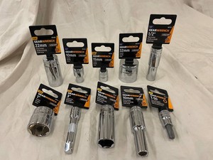 GEARWRENCH Deep Socket Set - 10pc 38in & 12in Drive