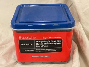 SteelLinx #6 X 1-58 in Phillips Drywall Screws - 5 Lb