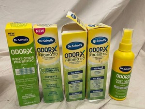 Dr. Scholls Odor-X Probiotic Foot Spray 4 Fl Oz (Lot of 5)