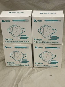 o3 - 4 Boxes of KN95 Face Masks 20ct each