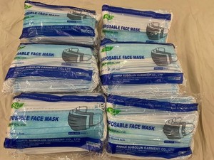 NY5 - Disposable Face Masks 50Ct Packs (Lot of 6)